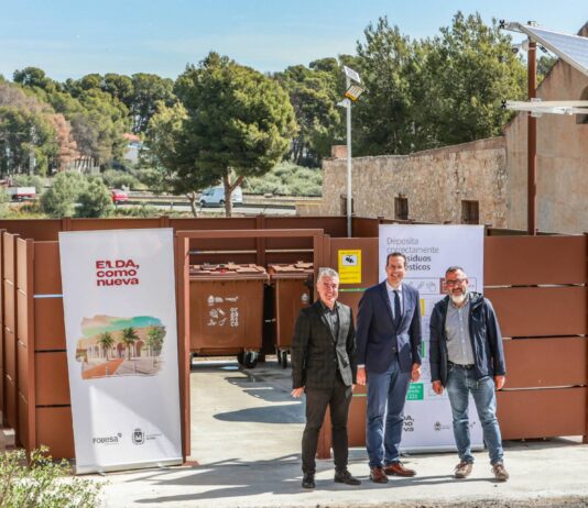 Elda instala nuevas áreas de residuos en zonas diseminadas