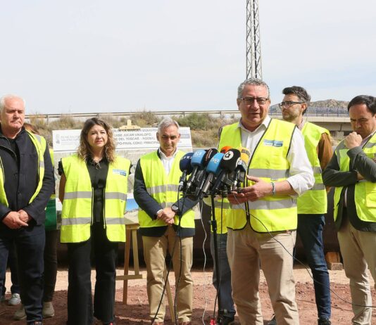 Diputación respalda las obras del postrasvase Júcar-Vinalopó en el Medio Vinalopó con una inversión de 30 millones