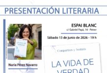 Petrer presenta el primer libro de Nuria Pérez