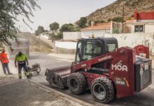 Elda asfalta la calle Paseo de Ronda para facilitar el tránsito de vehículos