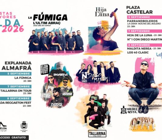 Elda amplía la programación musical para las Fiestas Mayores