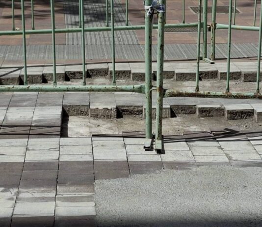 Villena reforzara provisionalmente los pasos de peatones de la avenida Constitución