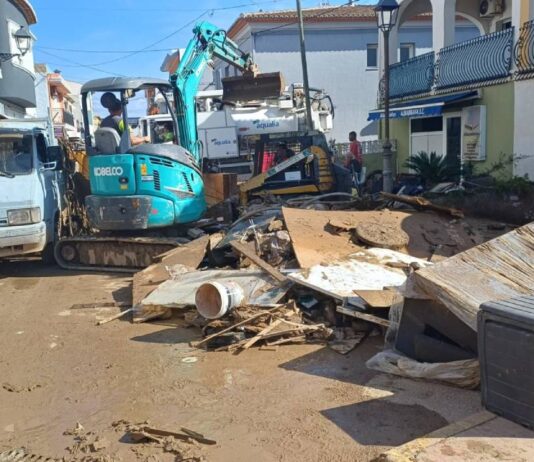 Novelda colabora con Els Poblets en su recuperación tras la DANA